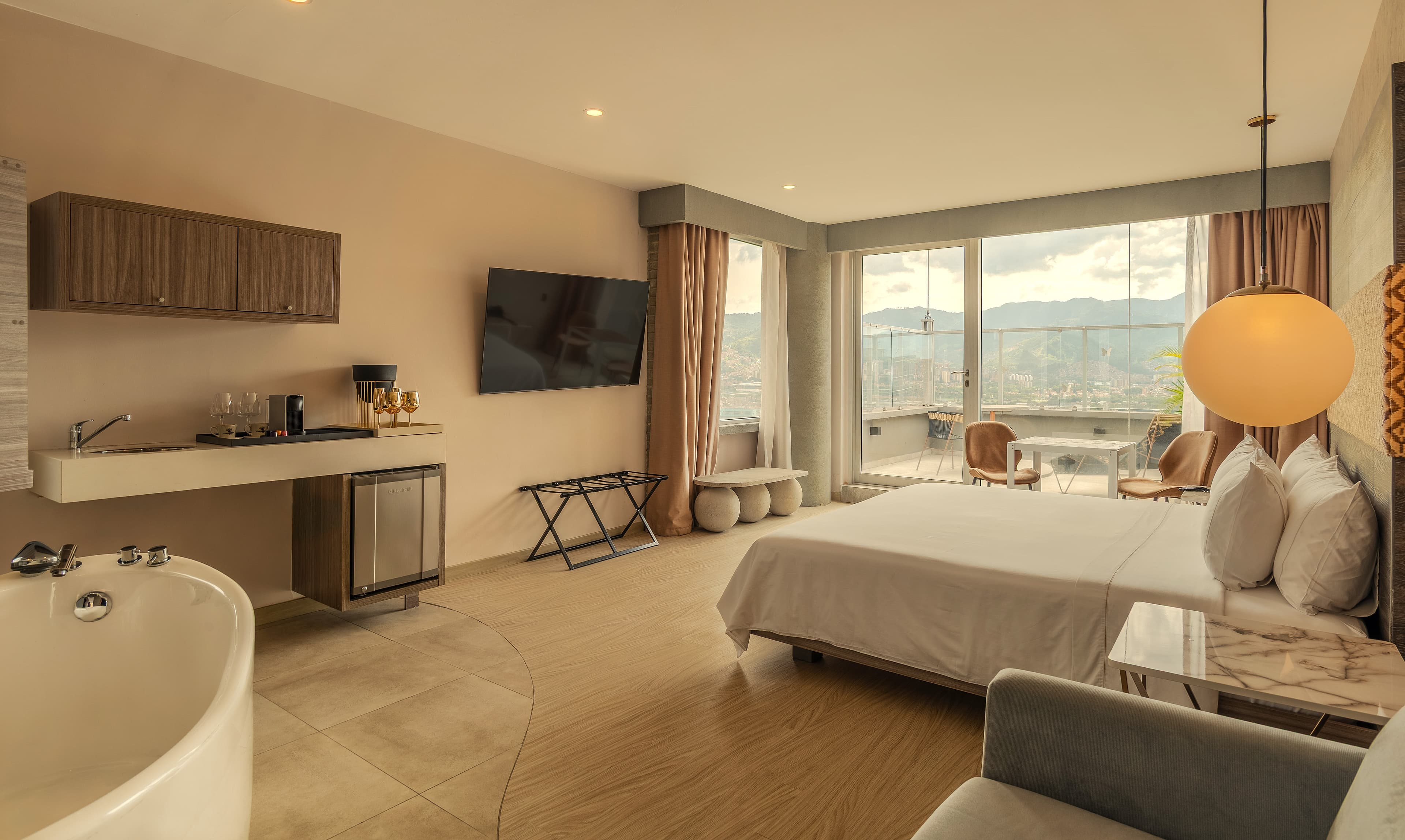 Balcony tejido cama